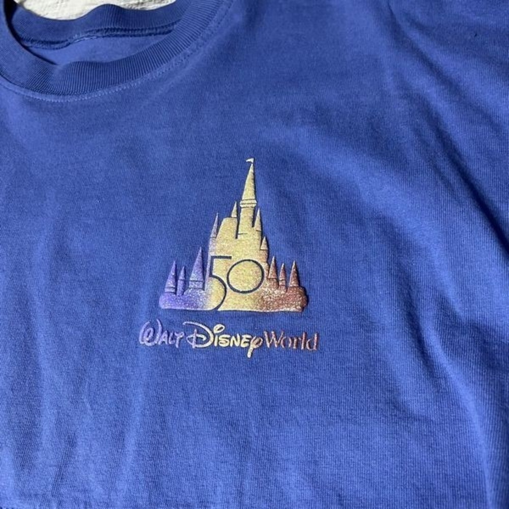 Disney Spirit Jersey Adult Large Purple Walt Disney World Spellout Logo - Picture 4 of 10